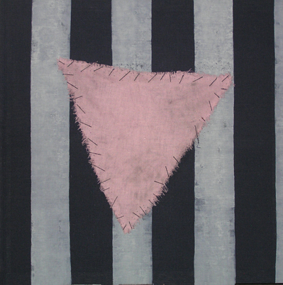 Homoseksuaal / Homosexual linane kangas, kotiriie, akrülaatvärv, 130x130cm, 2008
